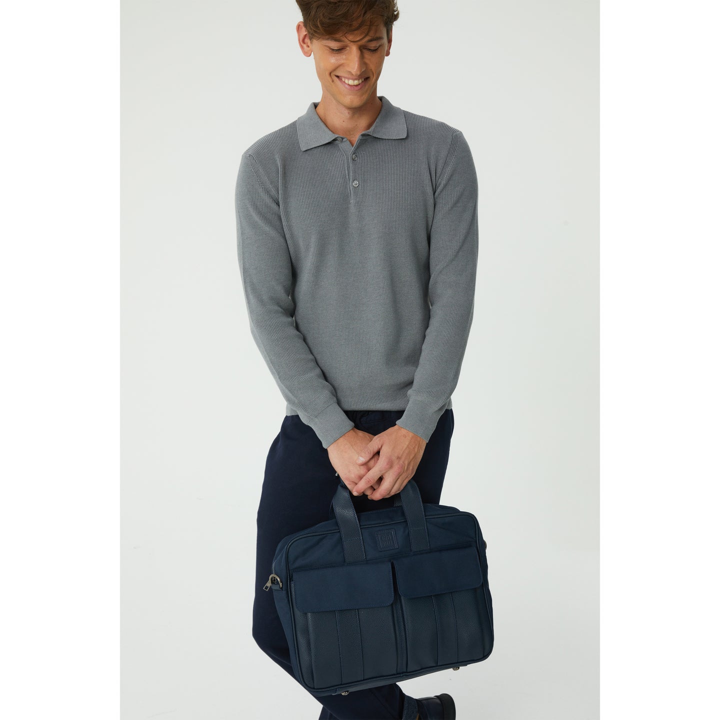 Navy Business Bag